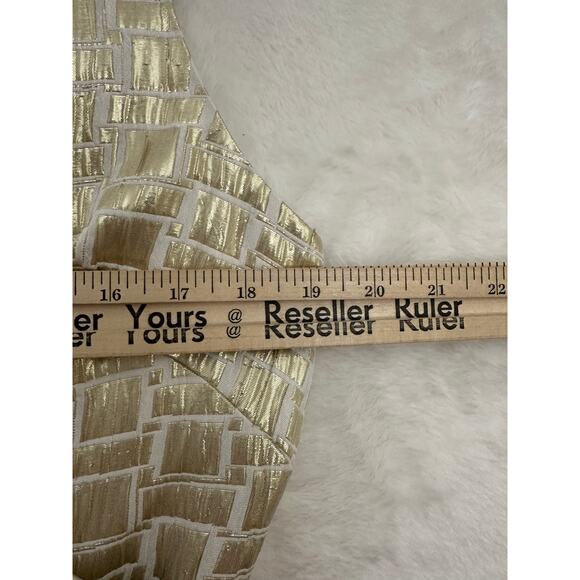 NWT Lauren Ralph Lauren Gold Dress 12 Holiday Party Cocktail - Picture 6 of 10